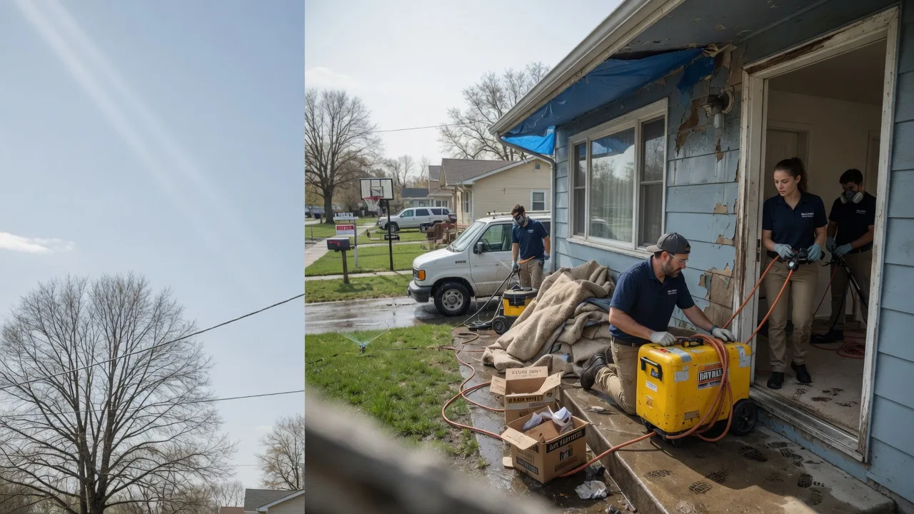 Basement Flood Cleanup in Wedron, IL near me